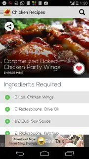 Recetas de pollo Screenshot 1