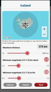 AllQuakes Screenshot 7
