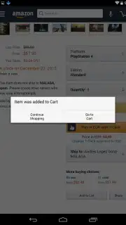 Amazon for Tablets Screenshot 1