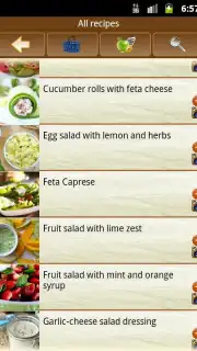 Salad recipes Screenshot 3