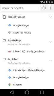 Chrome Canary Screenshot 4