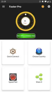 VPN-Faster Pro Screenshot 1