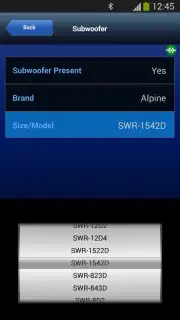 Alpine TuneIt App Screenshot 1
