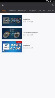 YuppTV LiveTV, Live Cricket Screenshot 11