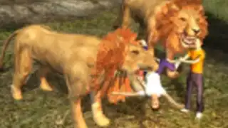 Lion 3D Attack