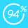 94 percent