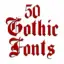 Gothic Fonts 50