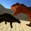Dino Anky vs T-Rex Colloseum